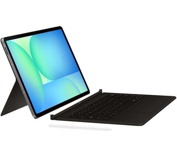 Samsung Galaxy Tab S10 FE+ Book Cover Keyboard Case Black - Image 1