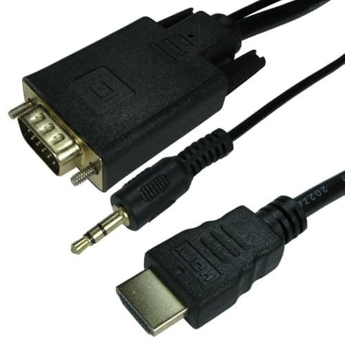 Cables Direct 1m HDMI to VGA + Audio Cable, Gold Plated - Image 2