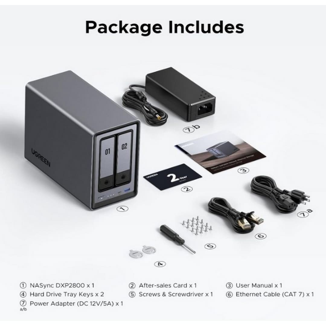 UGREEN NAS DXP2800 2-Bay N100 Diskless - Image 9