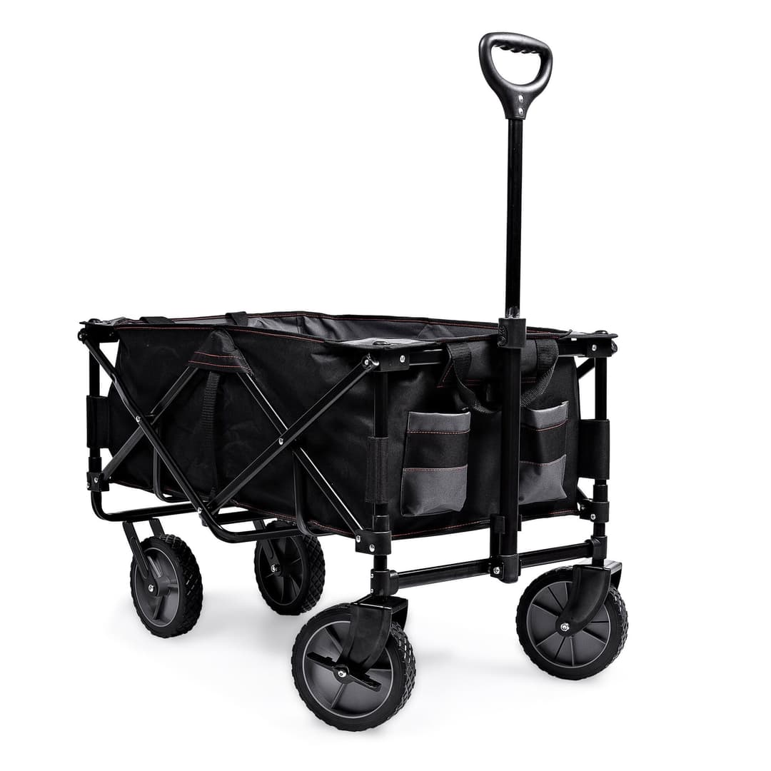 Black+Decker BDCWBK01-XJ Folding garden cart, Black - Image 1