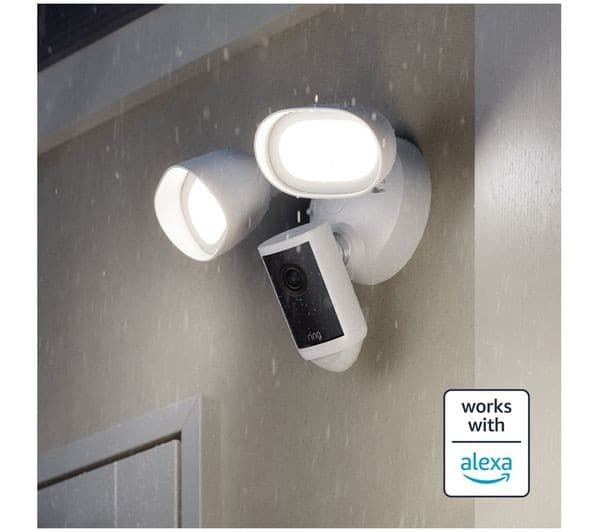 Ring Floodlight Cam Pro Wired 4K Security Camera White - Image 4