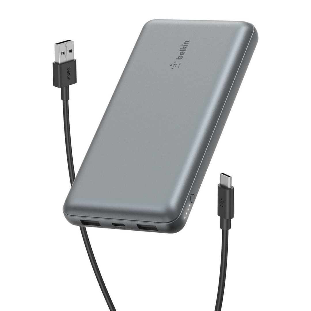 Belkin 15W 20000mAh Portable Power Bank - Space Grey - Image 9