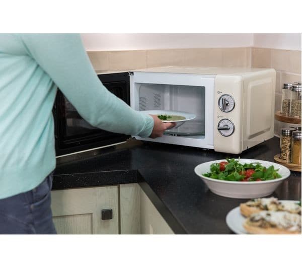 RUSSELL HOBBS RHRETMM705C Solo Microwave - Cream - Image 4