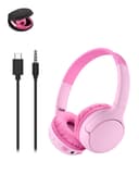 Belkin SoundForm Mini 2 Wireless On-Ear Kids Headphones - Pink thumbnail 1