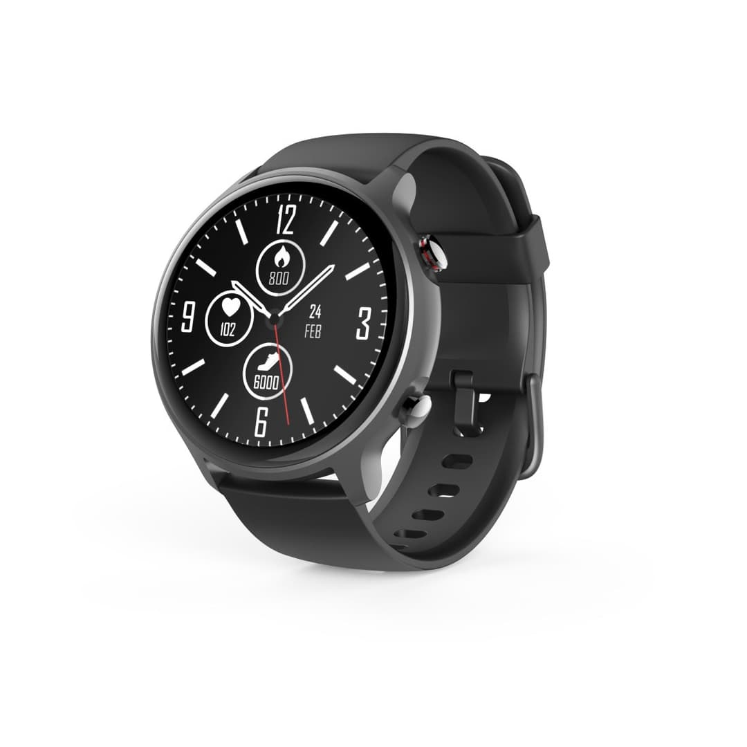 Hama Fit Watch 6910 3.25 cm (1.28") LCD 46 mm Digital Touchscreen Grey GPS (satellite) - Image 1