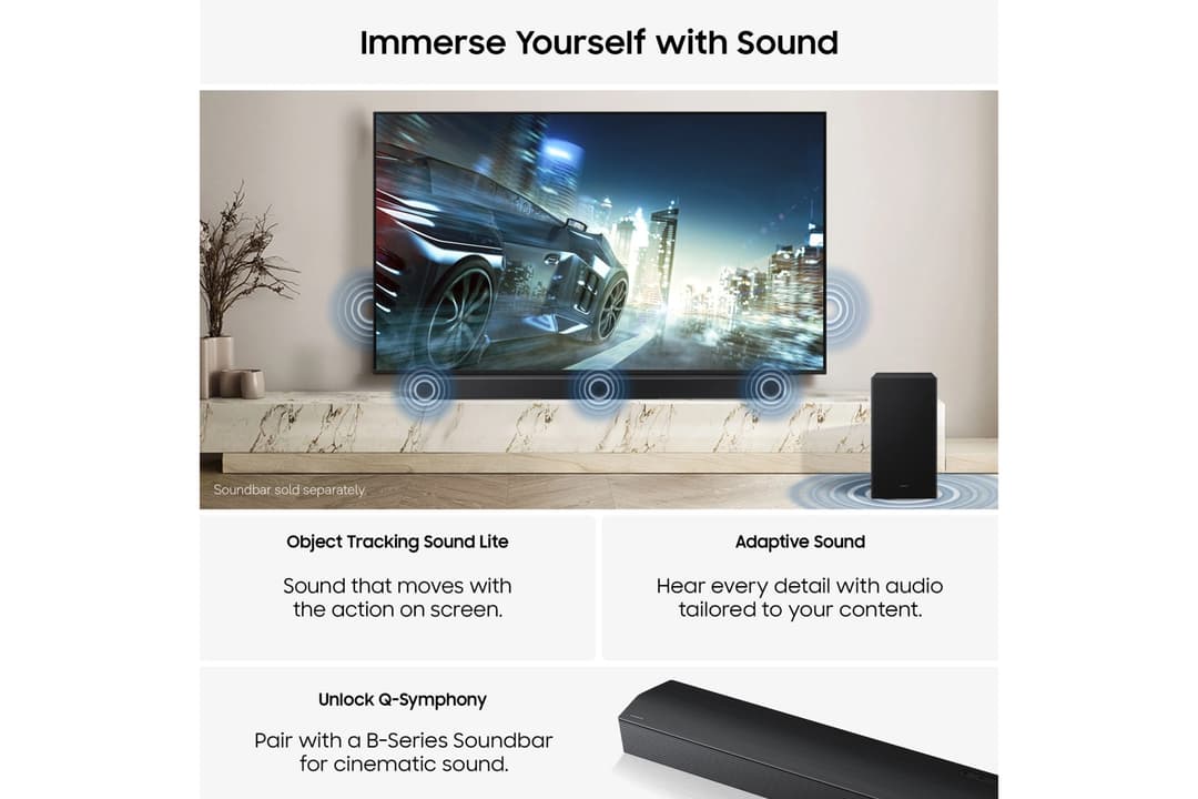 Samsung 43" Crystal UHD U8020H 4K Vision AI Smart TV (2026) - Image 3