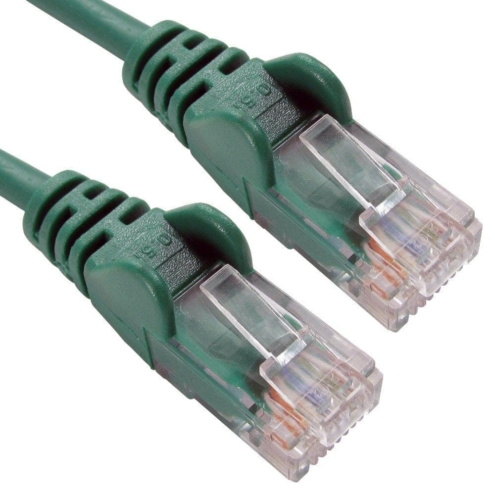 Scan verde moldeado Snagless Cat 5e, de 5 m