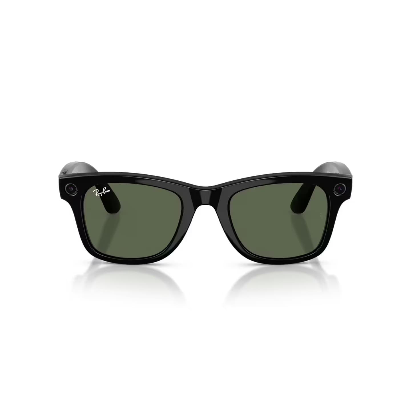Ray-Ban Gen 2 Wayfarer RW4012 (C601/1M53) Sunglasses Transitions Graphite Green - Shiny Black