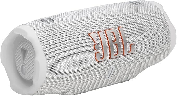 JBL Charge 6 Wireless Portable Bluetooth Speaker – White