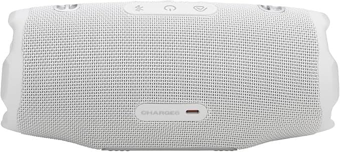 JBL Charge 6 Wireless Portable Bluetooth Speaker – White - Image 2