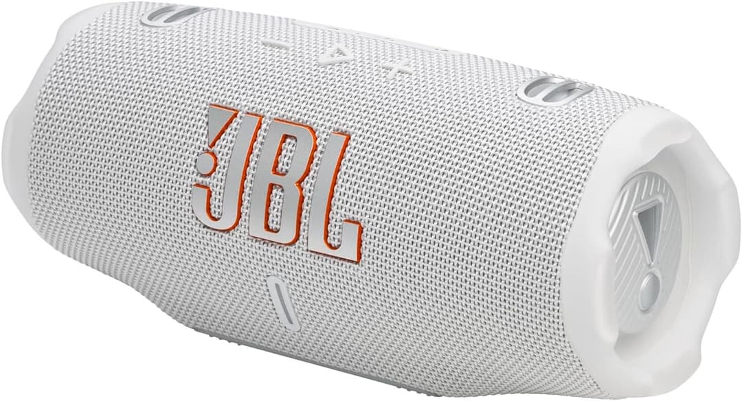 JBL Charge 6 Wireless Portable Bluetooth Speaker – White - Image 4