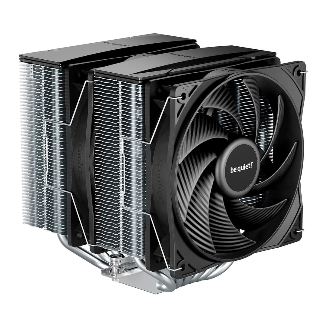 be quiet! Pure Rock Pro 3 Dual Tower 4-pin PWM CPU Air Cooler Silver - Image 2