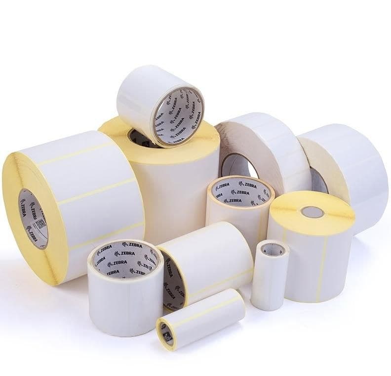 Zebra Z-Ultimate 3000T White 76 x 258 mm Thermal Transfer Polyester Labels - 700 Labels/Roll, 6 Rolls/Box, 76mm Core (3005278) - Image 1