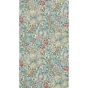 Morris & Co. Golden Lilies on Blue Floral Wallpaper thumbnail 2