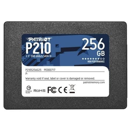 Patriot P210 2.5  256GB SATA III TLC Internal Solid State Drive (SSD) P210S256G25 - Image 1