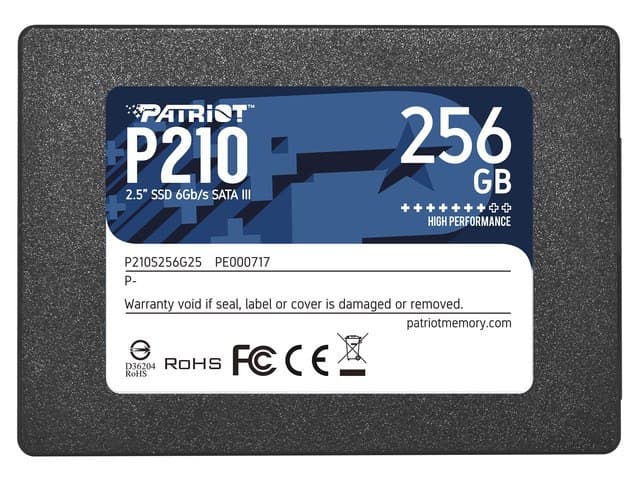 Patriot P210 2.5  256GB SATA III TLC Internal Solid State Drive (SSD) P210S256G25 - Image 2