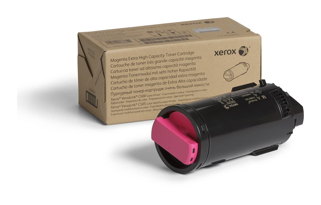 Xerox Genuine ® VersaLink® C500 Color Printer​/​C505 Color Multifunction Printer Magenta Extra High capacity Toner Cartridge (9000 Pages) - 106R03874 - Image 1