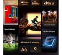 Hisense A6Q 4K UHD HDR Smart LED TV with Freely - 50-inch (50A6QTUK) thumbnail 3