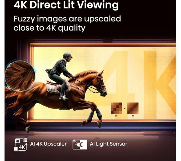 Hisense A6Q 4K UHD HDR Smart LED TV with Freely - 50-inch (50A6QTUK) - Image 4