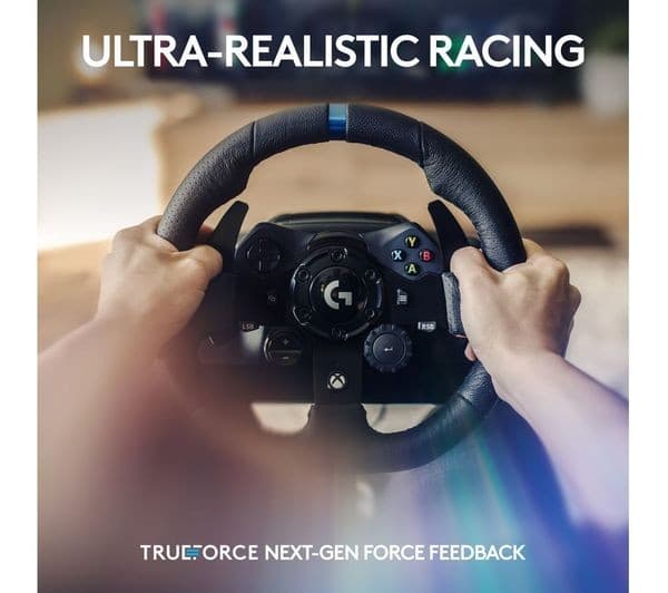 Logitech G G923 TRUEFORCE Racing Wheel and Pedals - Xbox Series X/S, Xbox One & PC - Image 2