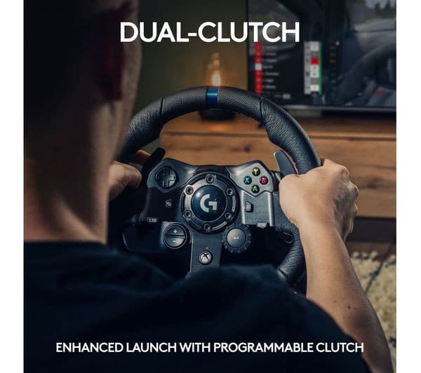 Logitech G G923 TRUEFORCE Racing Wheel and Pedals - Xbox Series X/S, Xbox One & PC - Image 4