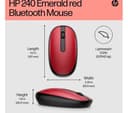 HP 240 Wireless Mouse Red thumbnail 4