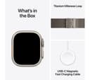Apple Watch Ultra 3 GPS + Cellular 49mm Natural Titanium Case with Natural Titanium Milanese Loop - Small thumbnail 9