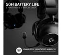 Logitech PRO X 2 LIGHTSPEED Wireless Gaming Headset Black thumbnail 3