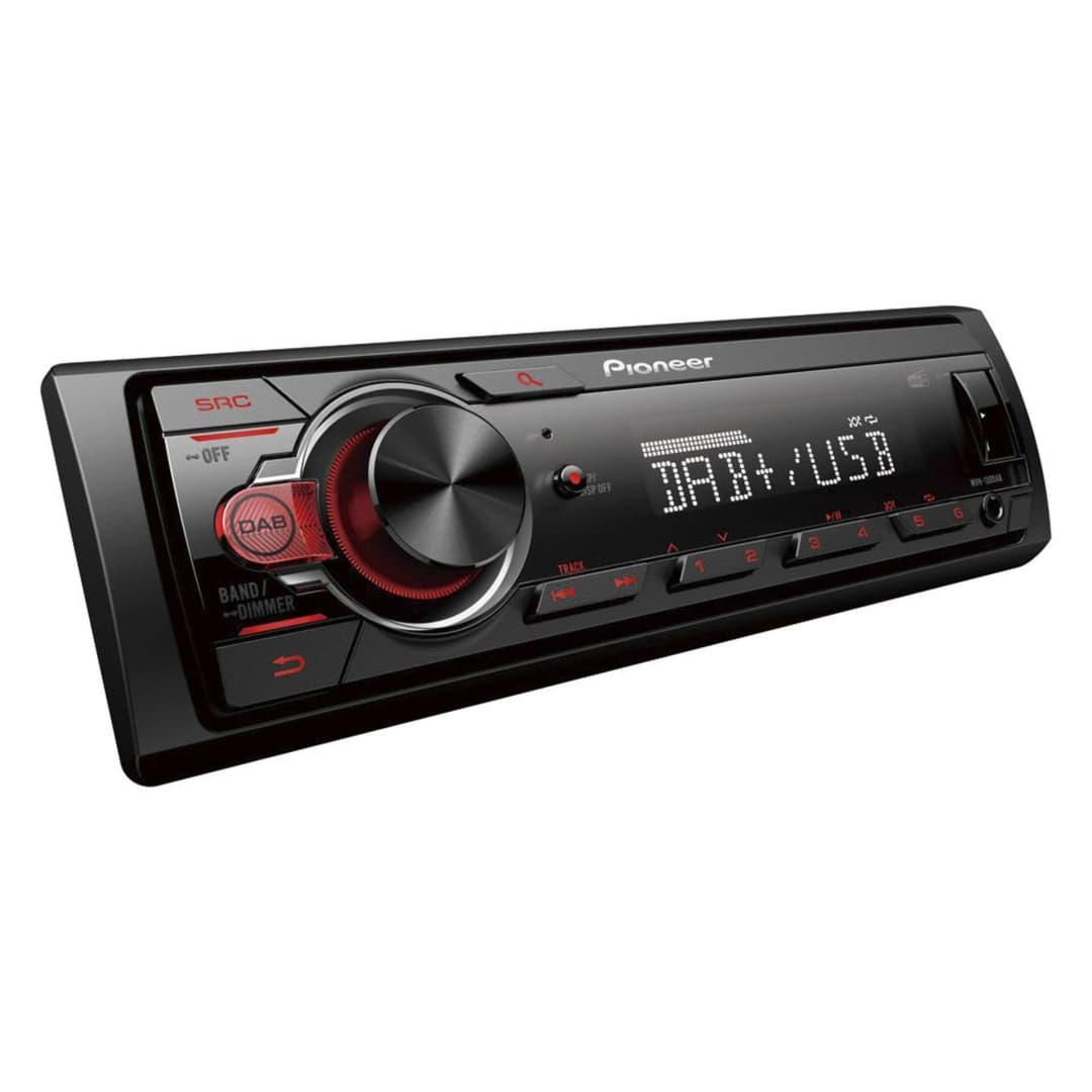 Pioneer MVH-130DAB 1-DIN Receiver - Black - Image 2