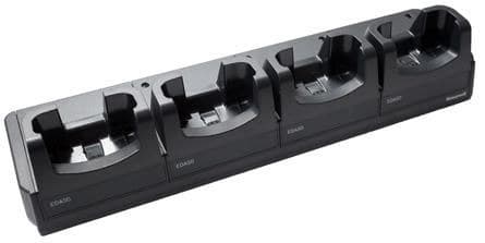 Honeywell Quad Bay Charging Base Kit for ScanPal EDA50 / EDA50hc / EDA51, EU Power Cord - Black (EDA50-CB-2)