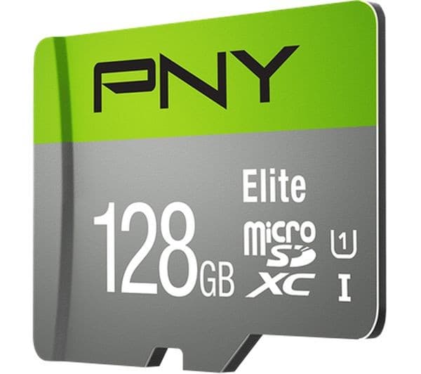 PNY Elite 128GB microSDXC Memory Card Class 10 UHS-I U1 A1 with SD Adapter - Image 3