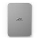 LaCie Mobile Drive Portable External Hard Drive USB-C 4TB - Silver thumbnail 1