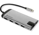 VERBATIM 49142 8-Port USB Type-C Hub Grey thumbnail 1