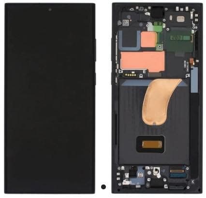 CoreParts LCD For Samsung Galaxy S23 Ultra OLED Screen and Digitizer with Frame Assembly - without Logo - Black - Image 1