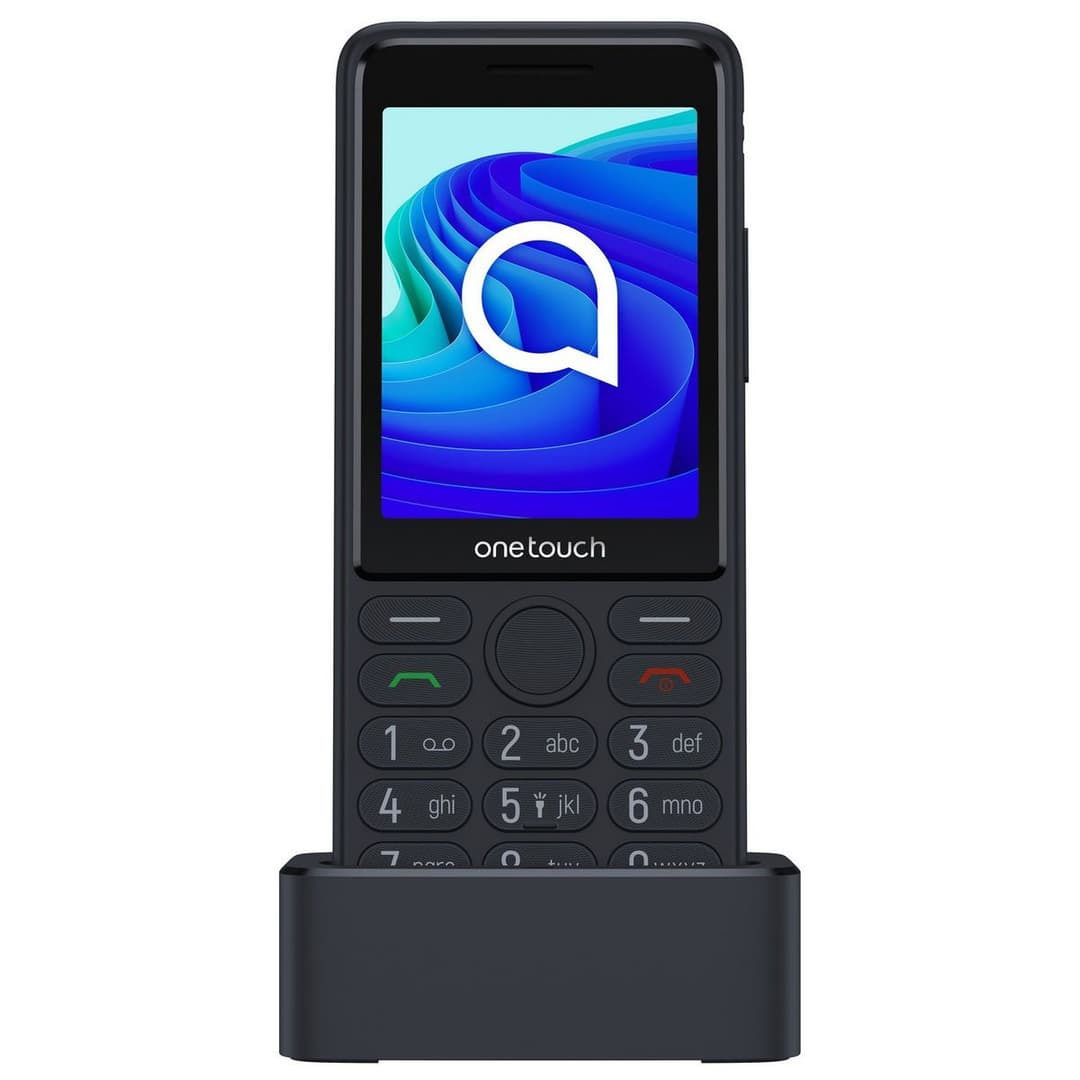 TCL onetouch 4042S 4G Dual SIM Mobile Phone 2.8 inch 48MB RAM 128MB Storage with Charging Cradle - Black - Image 6