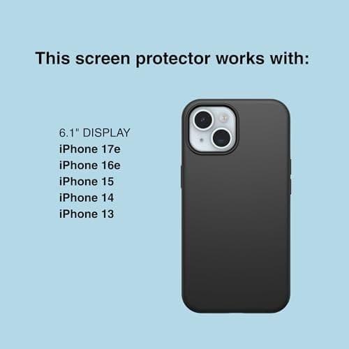 OtterBox Premium Glass Screen Protector for iPhone 17e/16e/14/13/13 Pro - Image 5