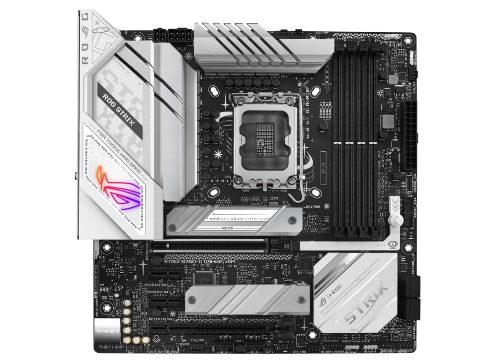 ASUS ROG STRIX B760-G GAMING WIFI Intel B760 LGA 1700 Micro ATX DDR5 Wi-Fi 6E Motherboard