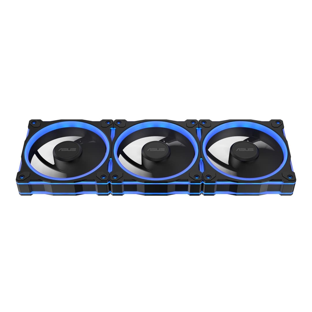 ASUS Prime MR120 ARGB 120mm Reverse PC Fan Triple Pack - Black - Image 10
