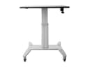 StarTech.com Mobile Standing Desk, Portable Sit Stand Ergonomic Height Adjustable Cart on Wheels, Rolling Computer/Laptop Workstation Table w/ Locking One-Touch Lift for Teachers/Student - Mobile Computer Table (STSCART) stand - for notebook / keyboard / thumbnail 2