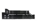 StarTech 3U Universal Server Rack Rails Black thumbnail 2