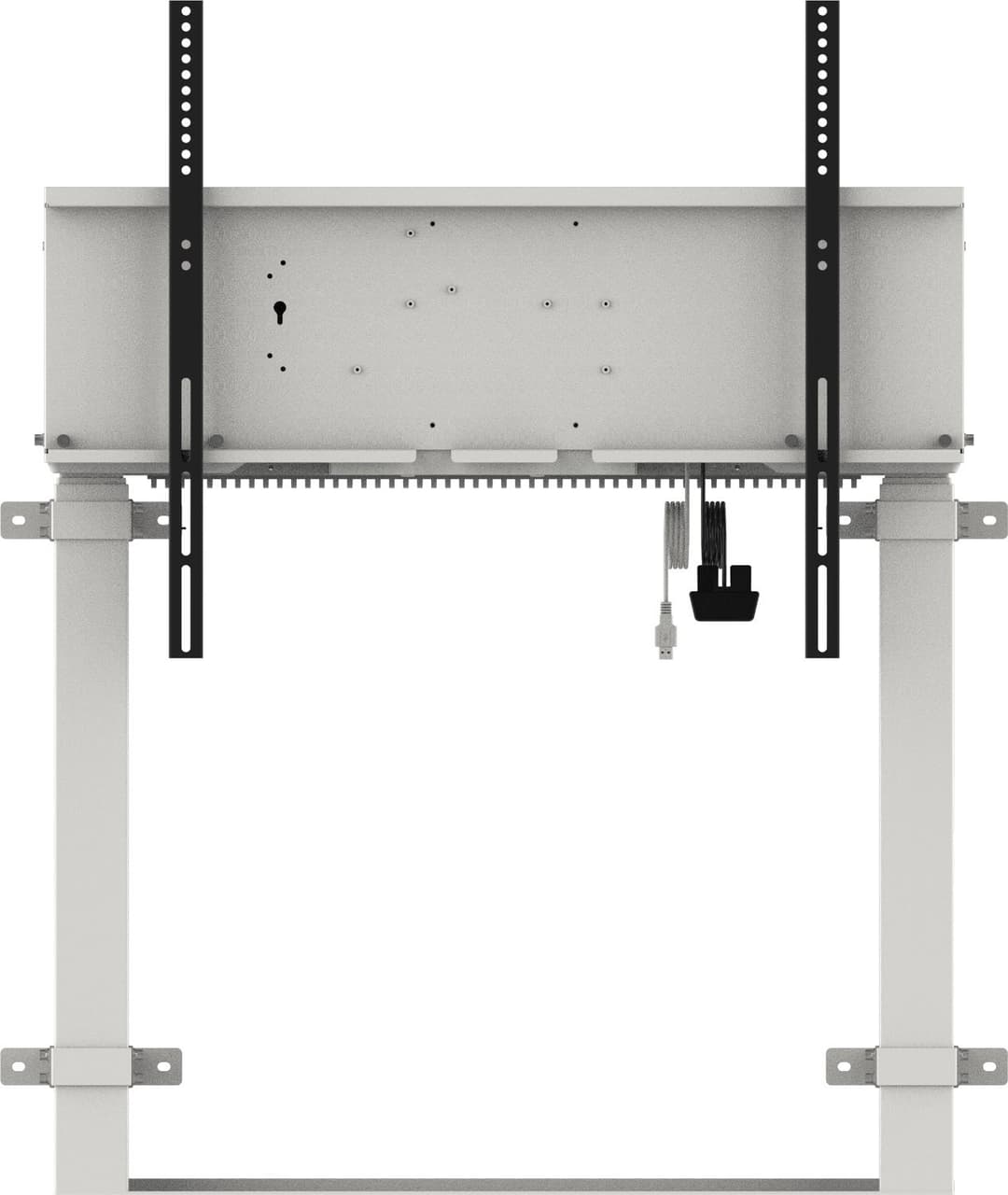 iiyama MD-WLIFT2031-W1 monitor mount / stand 2.67 m (105") Floor White - Image 3