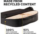 FELLOWES Breyta Wedge Seat Cushion with Cover - Black thumbnail 3