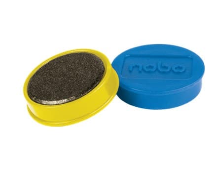 Nobo Magnetic Whiteboard Magnets 10 pack 38mm Coloured Magnets - Image 3
