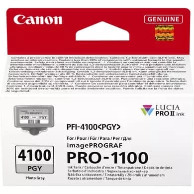 Canon PFI-4100 LUCIA PRO II Ink Cartridge 80ml - Photo Grey - Image 2