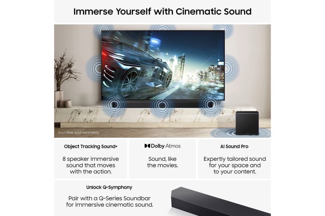 Samsung 85" Micro RGB R95H 4K Vision AI Smart TV (2026) - Image 4