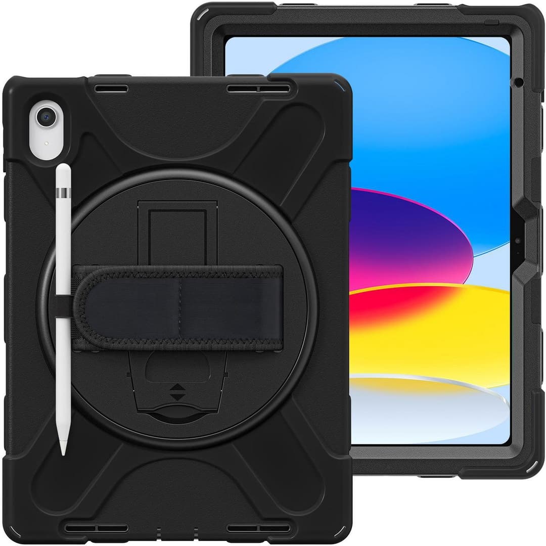 eSTUFF ES681530-BULK AUSTIN Defender Case for Apple iPad 11th/10th Gen Black - Image 1