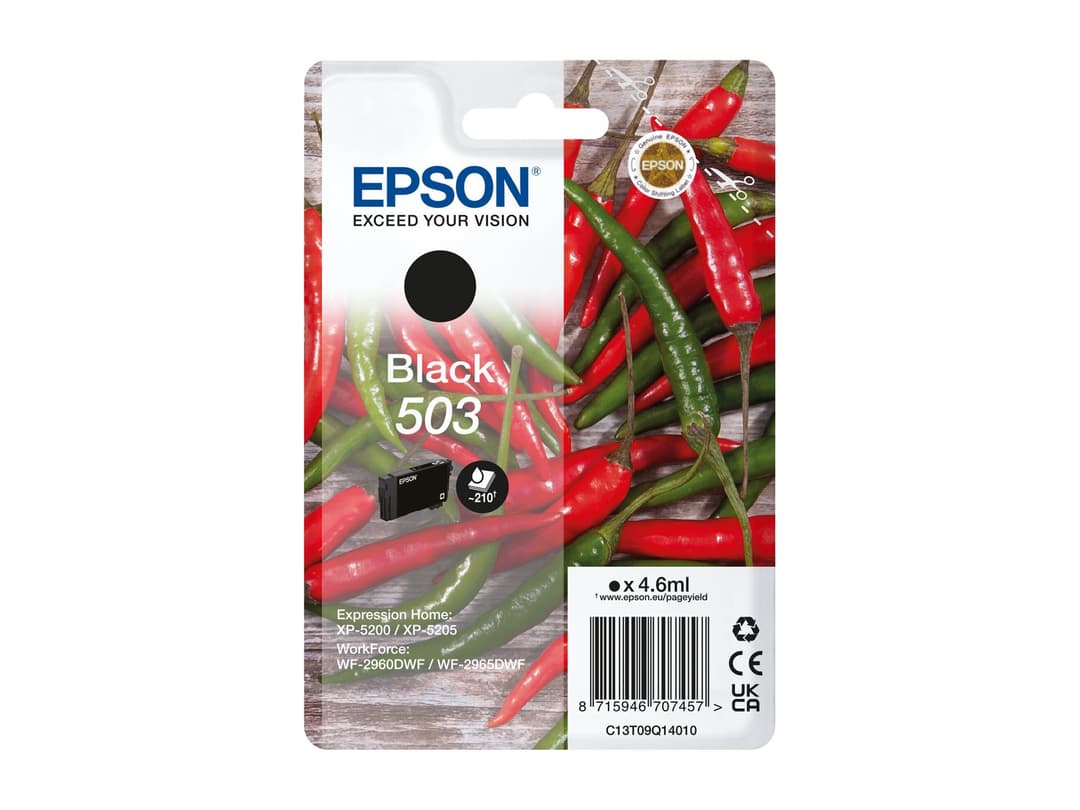 Epson 503 Original Ink Cartridge - Black - Image 1