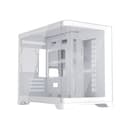 1st Player UV6 Tempered Glass Micro ATX Gaming Case - White thumbnail 1