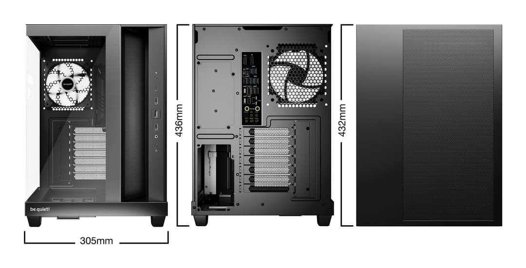 be quiet! Light Base 500 LX Black Midi Tower - Image 2