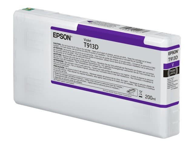 Epson T913D - violet - original - ink cartridge - Image 1
